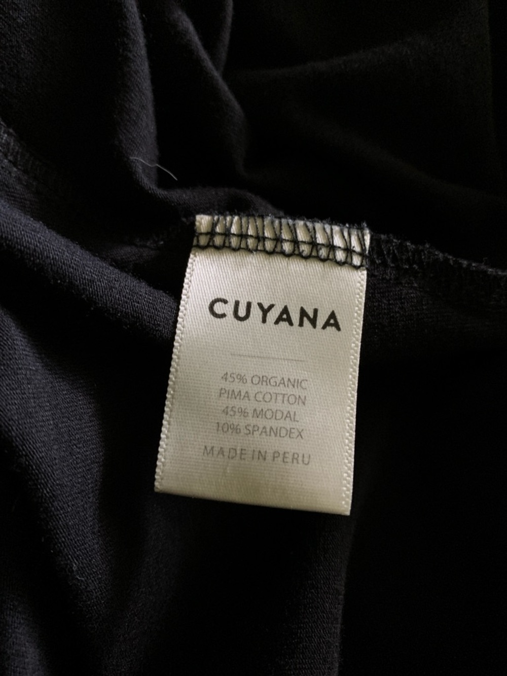 Cuyana Black Sleeveless Drape-Back midi dress - Picture 11 of 12